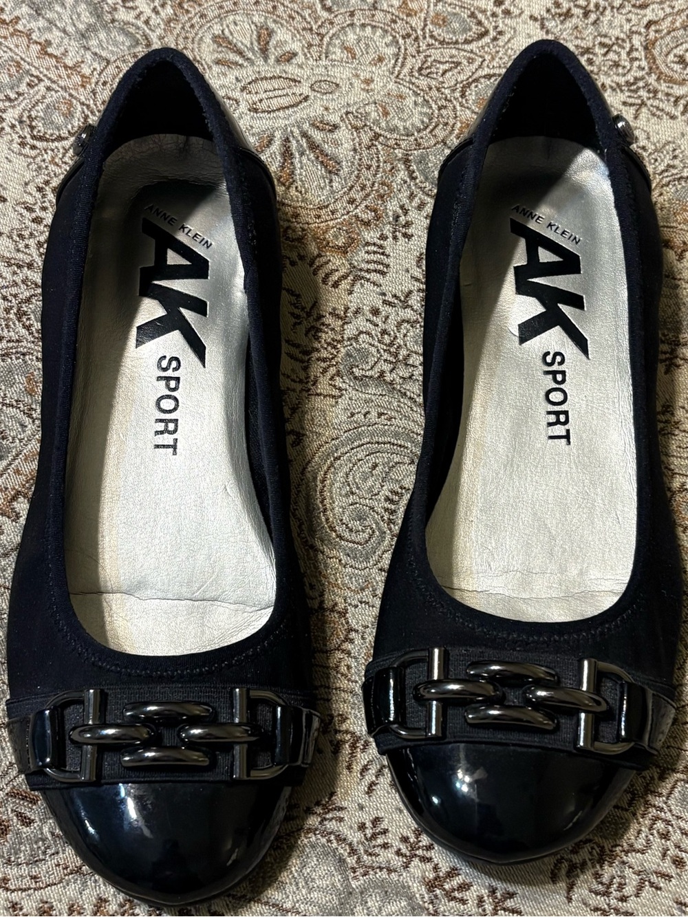 Anne Klein Sport Black Flat Shoes